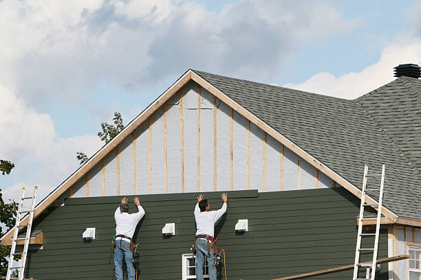 Professional Siding Replacement technician working in Collingswood, NJ